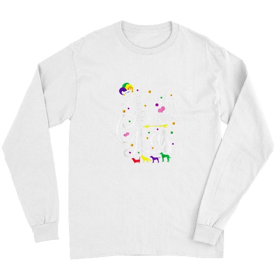 Little Miss Mardi Gras NOLA New Orleans Toddler Girls Long Sleeves