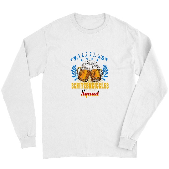 Beer Oktoberfest Schitzengiggles Squad Funny Munich Germany Beer27 Long Sleeves