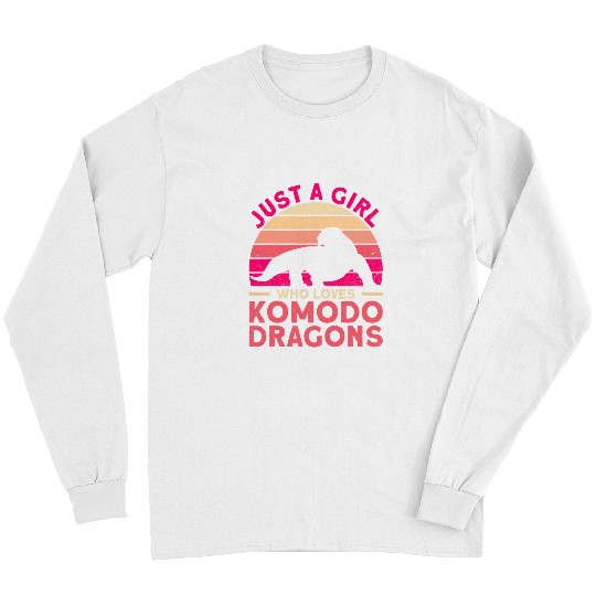 Lizard Lover Just A Girl Who Loves Komodo Dragons Komodo Dragon Lizard Long Sleeves