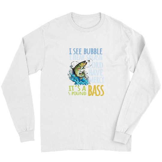 Fishing Bass Fishing Angling Sport Black Bass Fish Fisher Long Sleeves