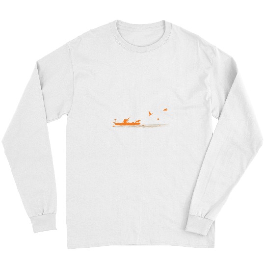 Ducks Quack Mens Kayak Hunting Duck Waterfowl Hunt with Dog Kayaking Hunter 212 Duckie Ducks Long Sleeves