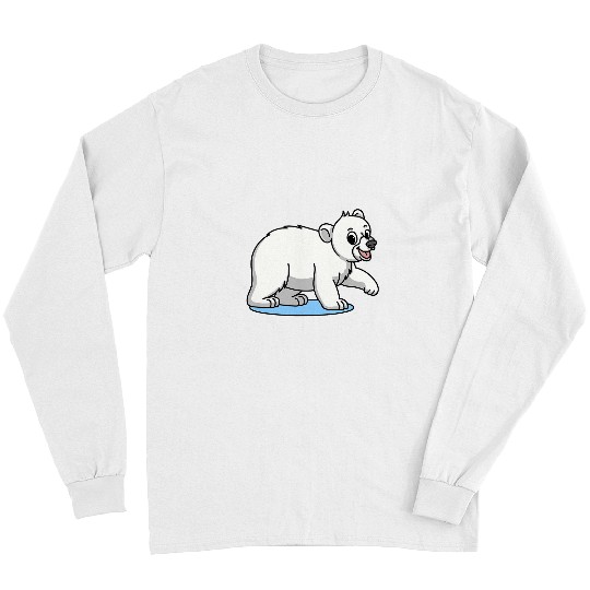 Funny Bear Polar Bear Specialist Biologist Expert Arctic Zoologist Cute Bears Long Sleeves