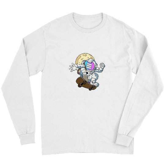 Astronauts Solana SOL Crypto Blockchain Astronaut Funny Apparel Long Sleeves