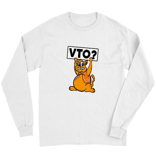 Cat Asking for VTO Worker That Loves Kitties VTO Swagazon Long Sleeves