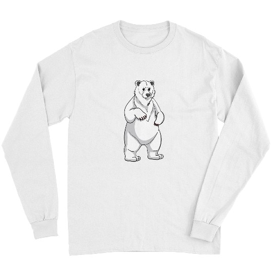 Funny Bear Polar Bear Specialist Biologist Zoologist Arctic Expert Cute Bears Long Sleeves