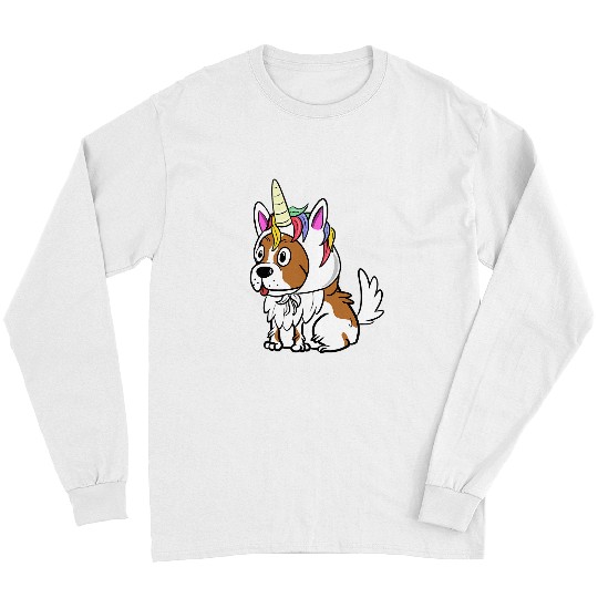 Cavalier King Charles Spaniel Dog Unicorns Hat Long Sleeves