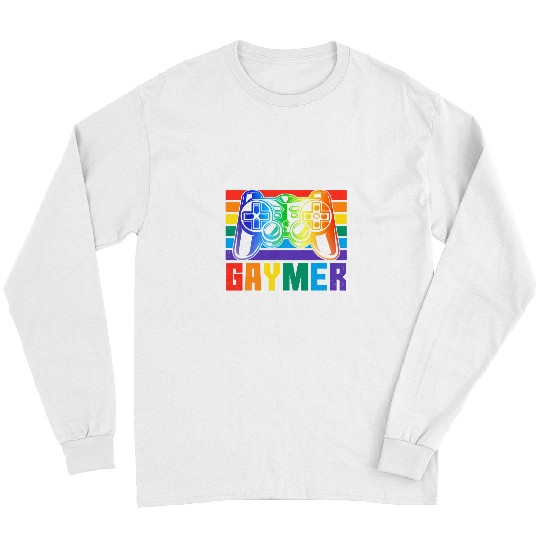 LGBT Pride Gaymer Gay Pride Rainbow Gamer Gaming LGBTQ Long Sleeves