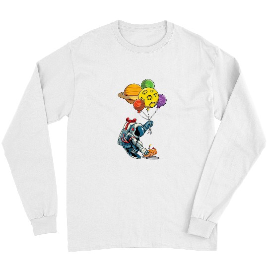 Astronauts Space Party Astronaut Birthday Outer Space Birthday Party Long Sleeves