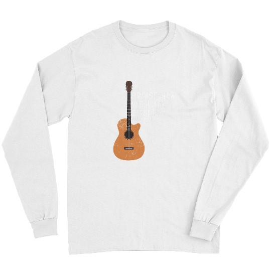 Guitarist Praise Him With The Strings PSALM 1504 Western Guitar Long Sleeves