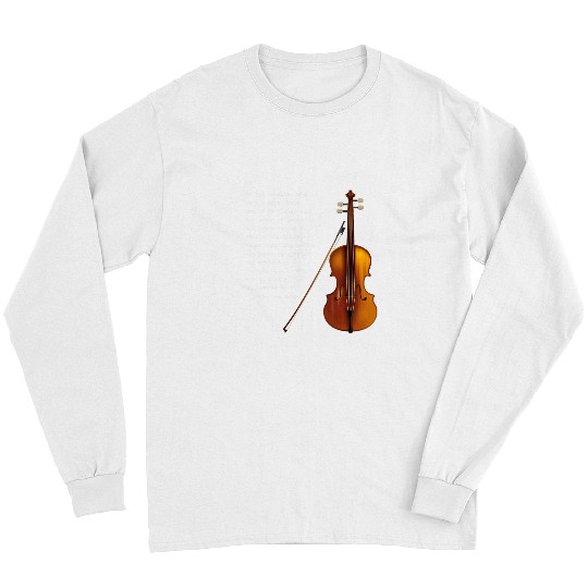 Darwin Music Quote Sherlock Holmes Mystery Quotes Violin Long Sleeves