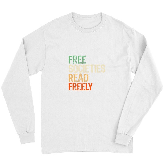 frees Societies Read freesly Reading book I read banned books 2 Long Sleeves