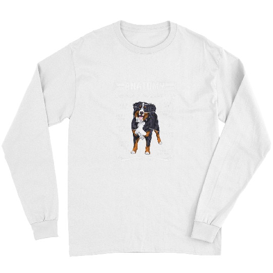 Anatomy Bernese Mountain Dogs For Bernese Dogs Lover Long Sleeves
