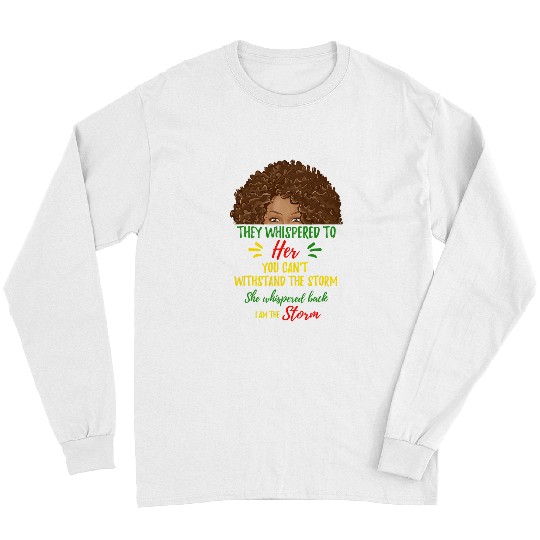 Black Women Gift African American Pride Black History Month 1 Long Sleeves