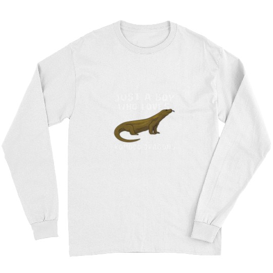 Dragons Great Komodo Dragon For Boys Design Animal Lover Wildlife Long Sleeves