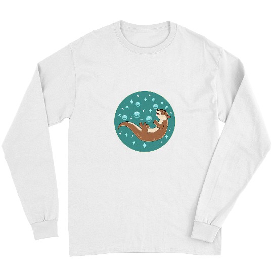 Otters Cute Sea Otter 2 Long Sleeves
