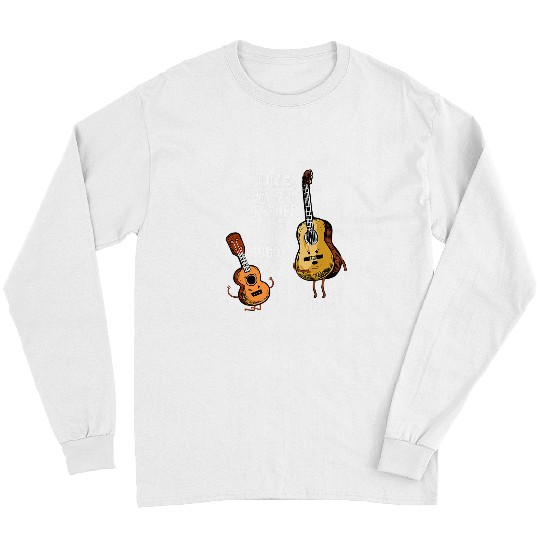 Guitarist Uke I Am Your Father Gift For A Ukulele Guitar Player Guitar Long Sleeves