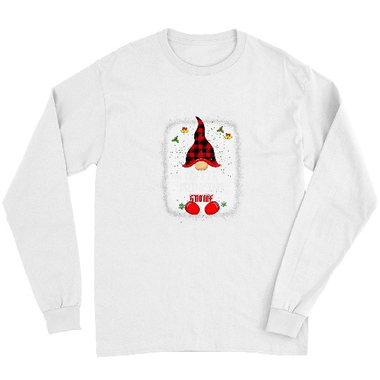 CF Coffee Christmas Bleached The Coffee Drinking Gnome Matching Family Christmas127 Long Sleeves