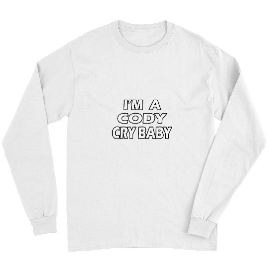 Cody Cry Baby Rhodes Cry Baby Wrestling Long Sleeves
