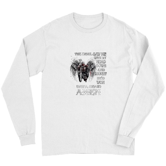 Christian Warrior of Christ Clothing Men of Faith Tee Jesus Christian Long Sleeves