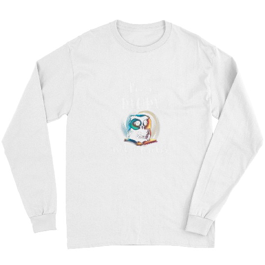 Womens Writer Owl Im A Mom Book Lover Reading Writing Novel Long Sleeves