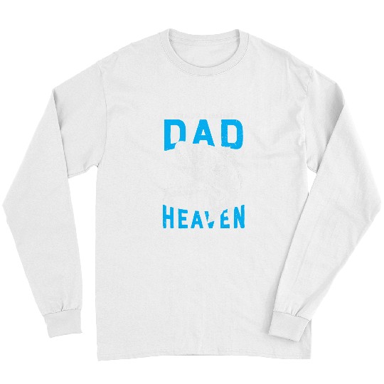 Fishing Mens Fathers Day Worlds Greatest Dad Fisher Angel Fisher Long Sleeves