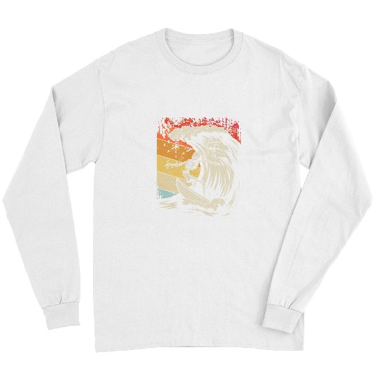 Skeletons Skulls vintages Surfing Skeletons Halloween Surfboard for Men Skull Long Sleeves