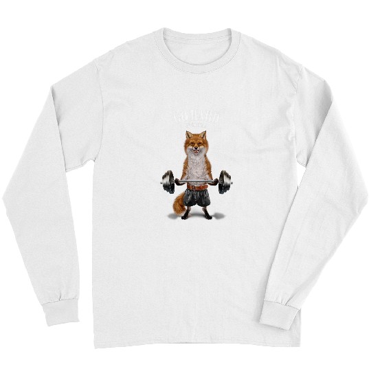 Fox Lover Muscle Training Weightlifting Fitness in Gym 1 Long Sleeves