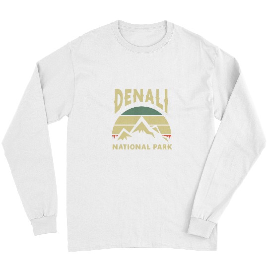 Hiking Hiker Denali National Park Hiking Vacation Hike Long Sleeves