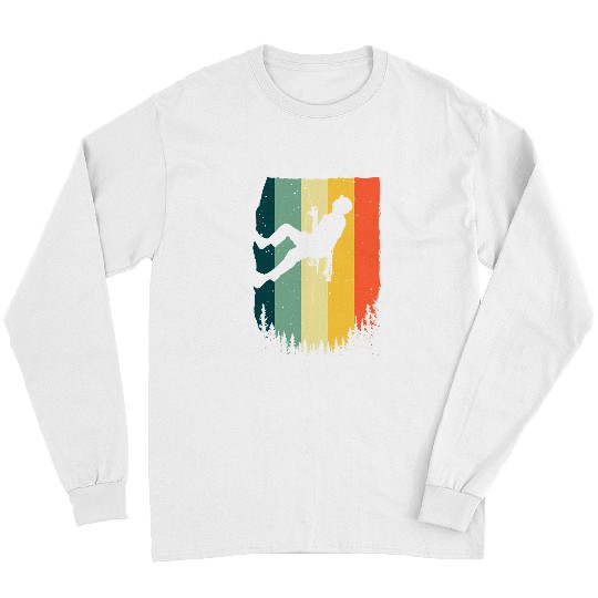 Climbing Climber Cool Rock Climbing For Men Women Mountain Climber bouldering 3 Climb Long Sleeves