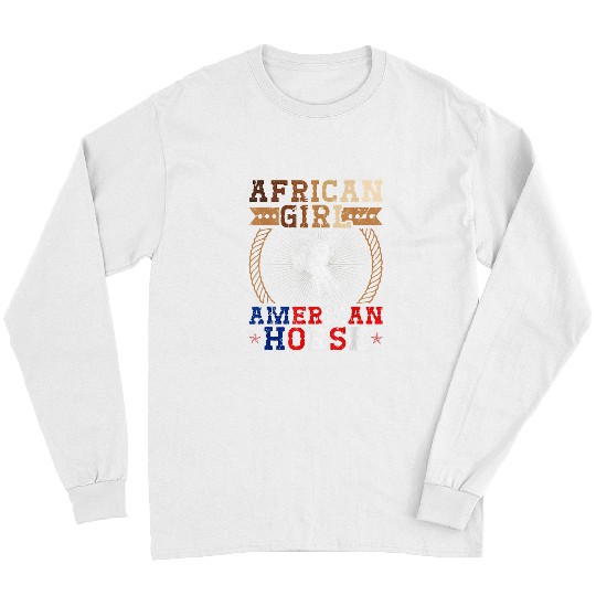 African Cowgirls American Horse Rodeo Horse Countrygirl Long Sleeves