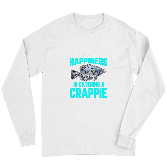 Fishing Funny Crappie Fishing Freshwaterr Crappie Fish Fisher Long Sleeves