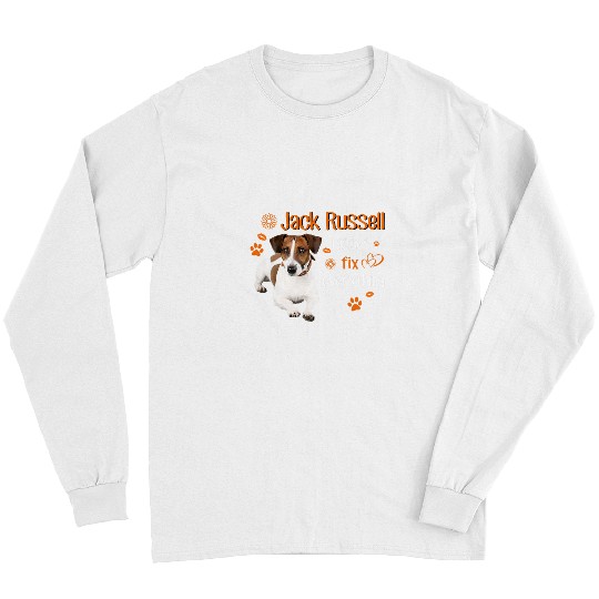 Dog Jack Russell kisses fix everything Long Sleeves