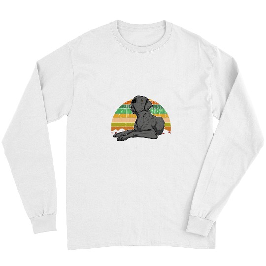 Dog Great Dane German Mastiff Great Dane Sunset 28 Long Sleeves