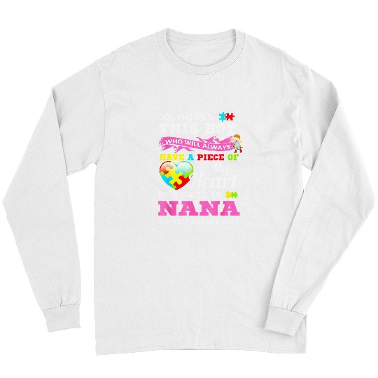Autism Nana This Boy Who Have a Piece Neurodiverse Long Sleeves