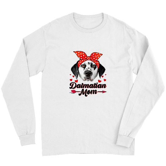 Funny Dalmatian Womens Cute Dalmatian Mom Dog Mom Mothers Day 114 Dalmatian Lover Dalmatians Dog Long Sleeves