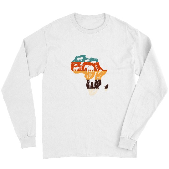 African Landscape Animal Lover Safari Tour Guide Long Sleeves