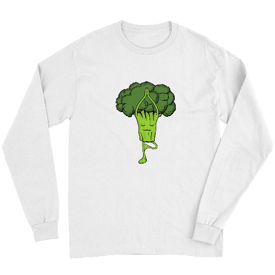 Namaste Yoga Broccoli Lover Women Yoga Position Men Meditation Meditation Long Sleeves