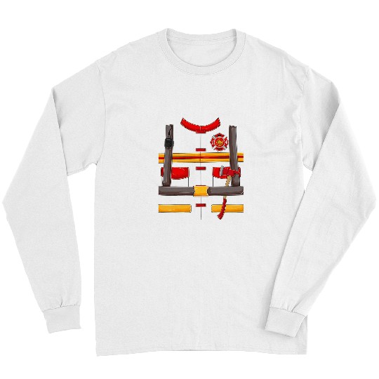 Fireman Firefighter Halloween Costume for Boys kids men DIY 258 Firemen Long Sleeves