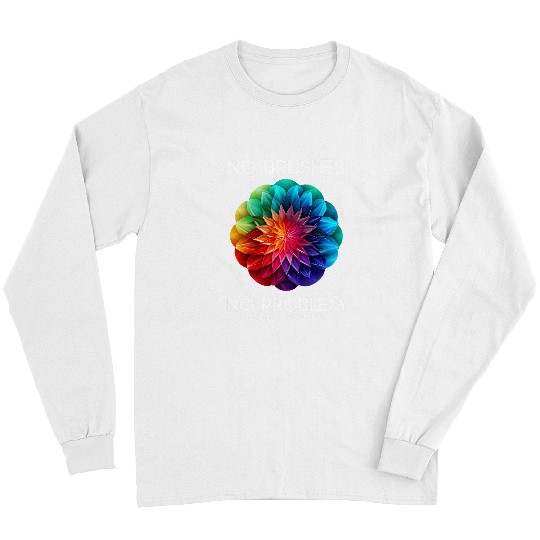 Abstract Art Design for Color Mixing and Flow Painting 4 Long Sleeves