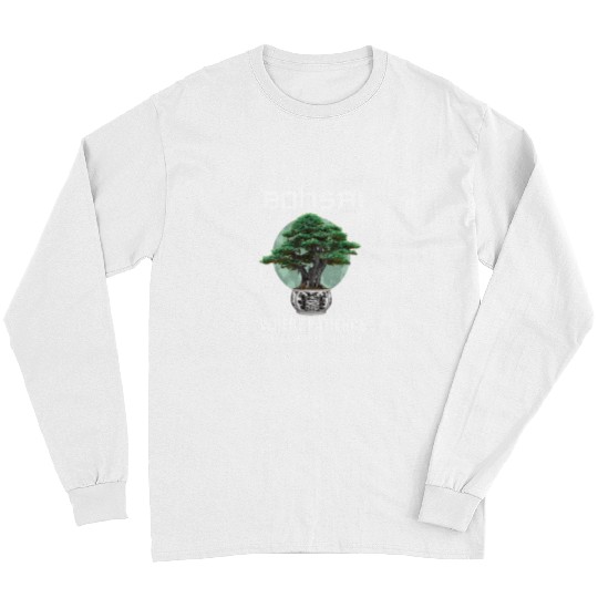 Bonsai Japan Silhouette Gardener Gardening Lover Long Sleeves