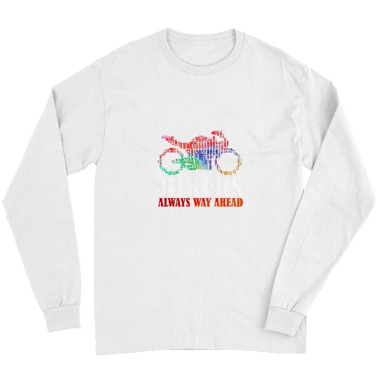 Abstract Bikers Always Way Ahead Illustration Long Sleeves