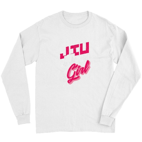 Jiu Jitsu Girl Women Kids Funny Martial Arts Long Sleeves