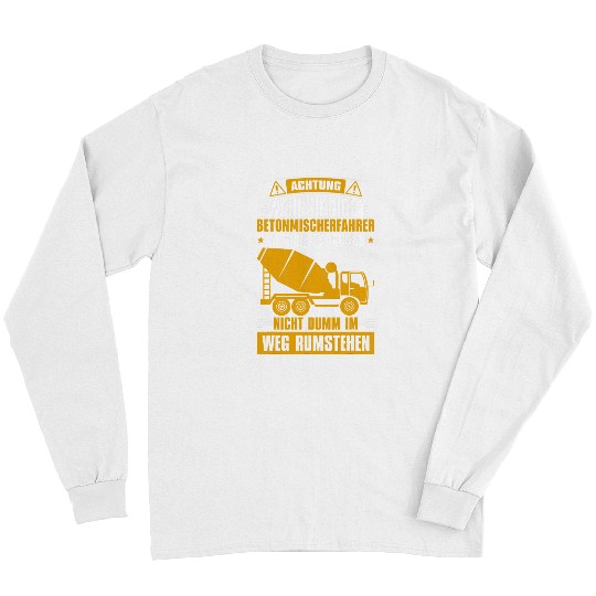 Concrete mixer construction building construction worker 7 Long Sleeves