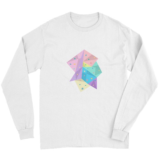 Bouldering Rock Climbing Minimalist Pastel Illustration Long Sleeves