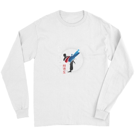 Korean Martial Artist Kick TaeKwonDo Long Sleeves
