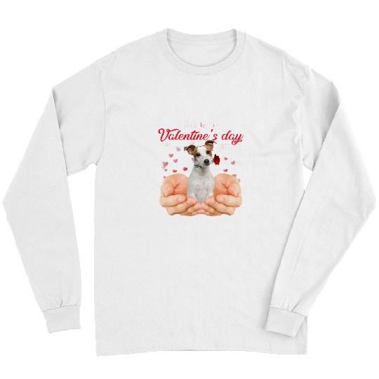 Dog Jack Russell Cute Jack Russell Terrier This Is My Valentines Day Pajama Long Sleeves