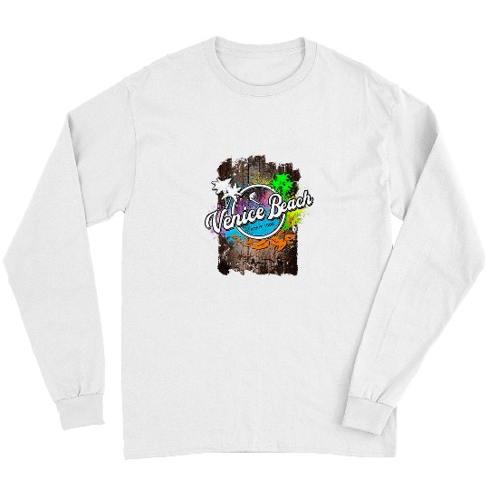 Surf Life Epic CA Retro californias Surf vintages Cali Venice Beach Long Sleeves