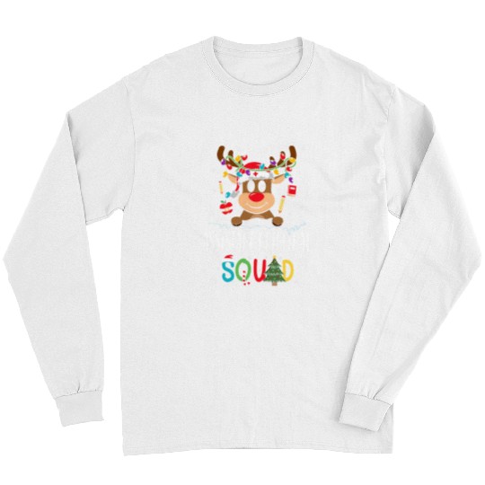 Assistant Principal Squad Reindeer School Worker Christmas Long Sleeves