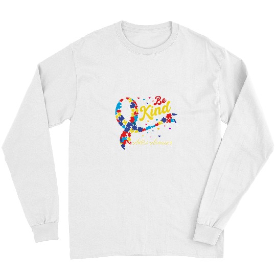 Discover Autism Be kind autism and mental health awareness143 Neurodiverse Long Sleeves