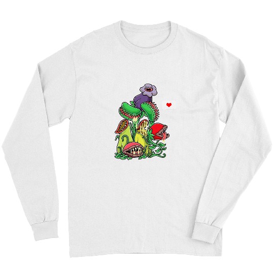 Carnivorous Plant Lover Venus Flytrap Gardening Gardener Long Sleeves